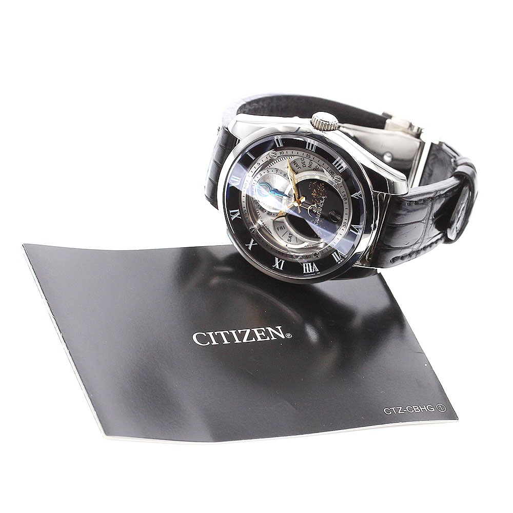 シチズン CITIZEN BU0020-03A/8730-T018033 カンパノラ 天満星 トリプルカレンダー ムーンフェイズ ソーラー メンズ 保証書付き_890436【中古】 シチズン CITIZEN BU0020-03A/8730-T018033 カンパノラ 天満星 トリプルカレンダー ムーンフェイズ ソーラー メンズ 保証書付き_890436【中古】