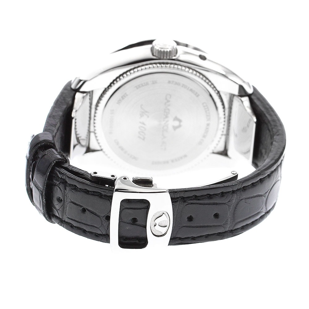 シチズン CITIZEN BU0020-03A/8730-T018033 カンパノラ 天満星 トリプルカレンダー ムーンフェイズ ソーラー メンズ 保証書付き_890436【中古】 シチズン CITIZEN BU0020-03A/8730-T018033 カンパノラ 天満星 トリプルカレンダー ムーンフェイズ ソーラー メンズ 保証書付き_890436【中古】