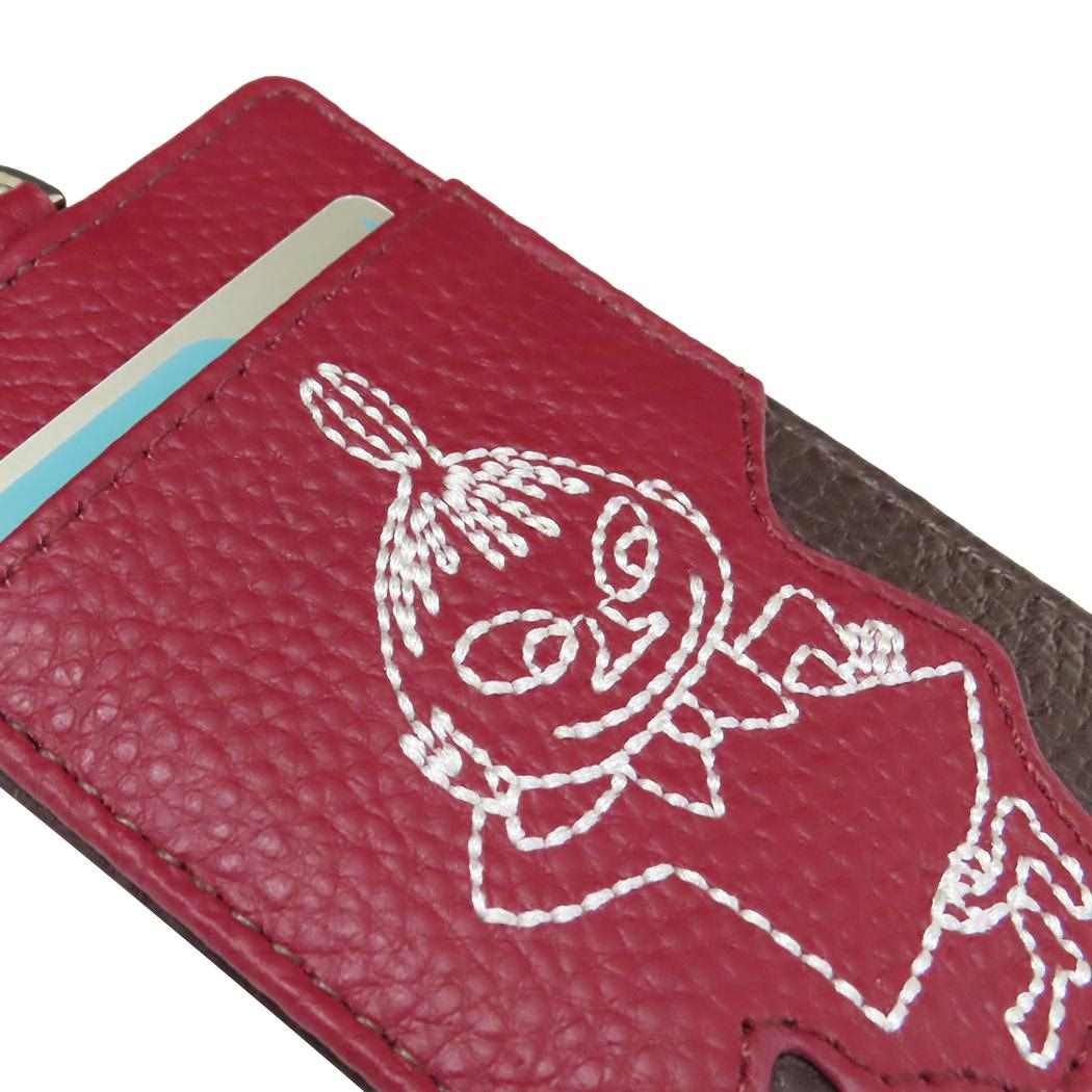 ムーミン 定期入れ 本革パスケース リトルミイ 北欧 キャラクター グッズ