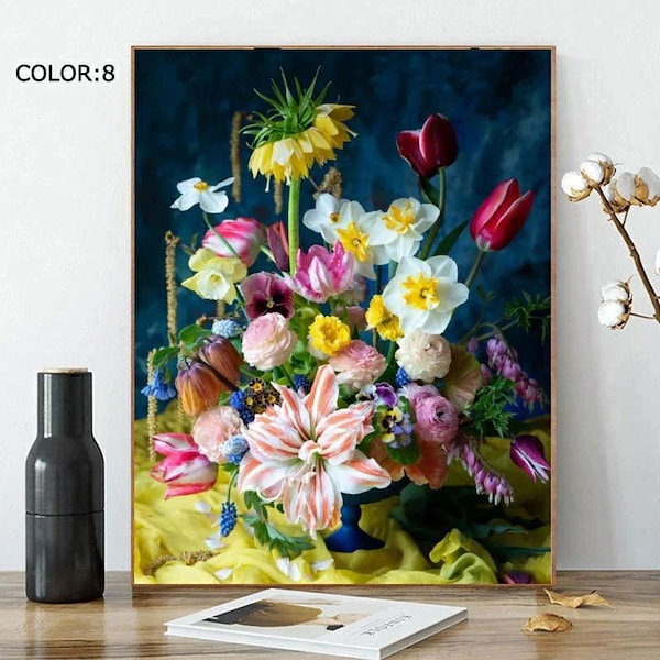 Qoo10] 本趣味ホビー花瓶 数字塗り絵 美術品 1