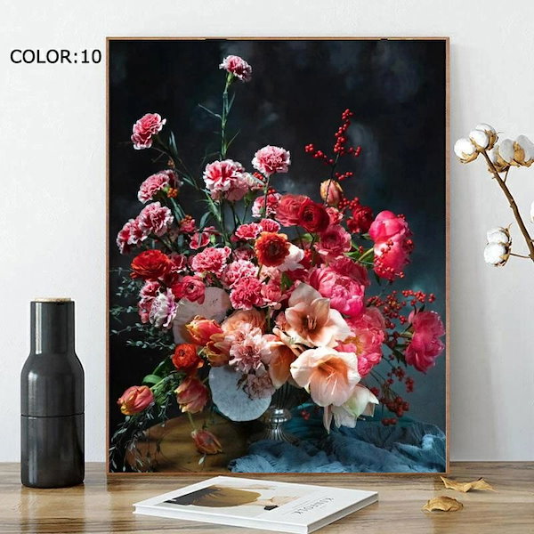 Qoo10] 本趣味ホビー花瓶 数字塗り絵 美術品 1