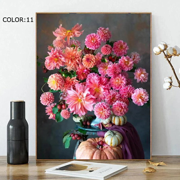 Qoo10] 本趣味ホビー花瓶 数字塗り絵 美術品 1