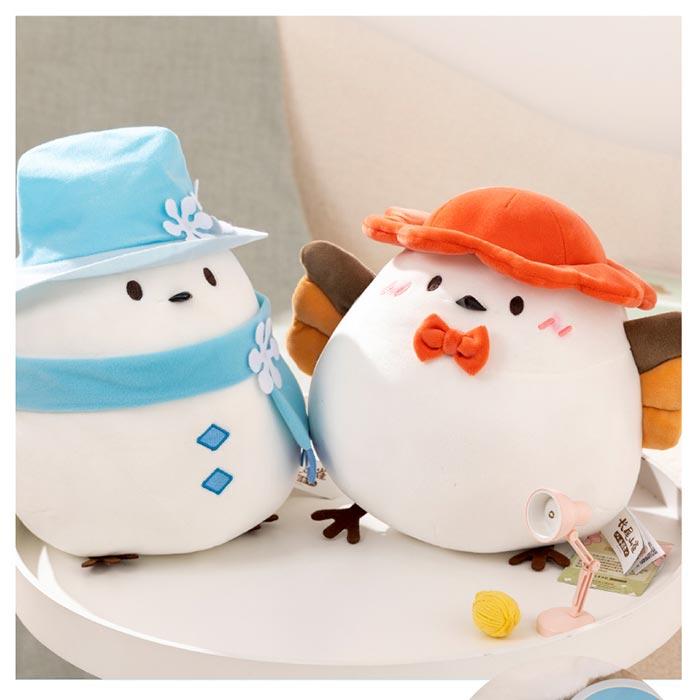 ぬいぐるみ　スズメ　雀　小鳥　かわいい　抱き枕　インテリア　ふわふわ　誕生日プレゼント