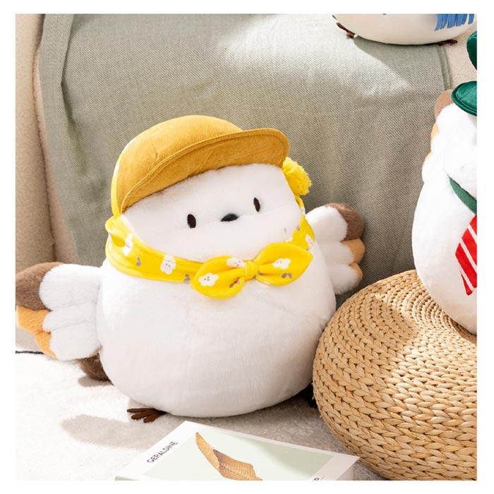 ぬいぐるみ　スズメ　雀　小鳥　かわいい　抱き枕　インテリア　ふわふわ　誕生日プレゼント