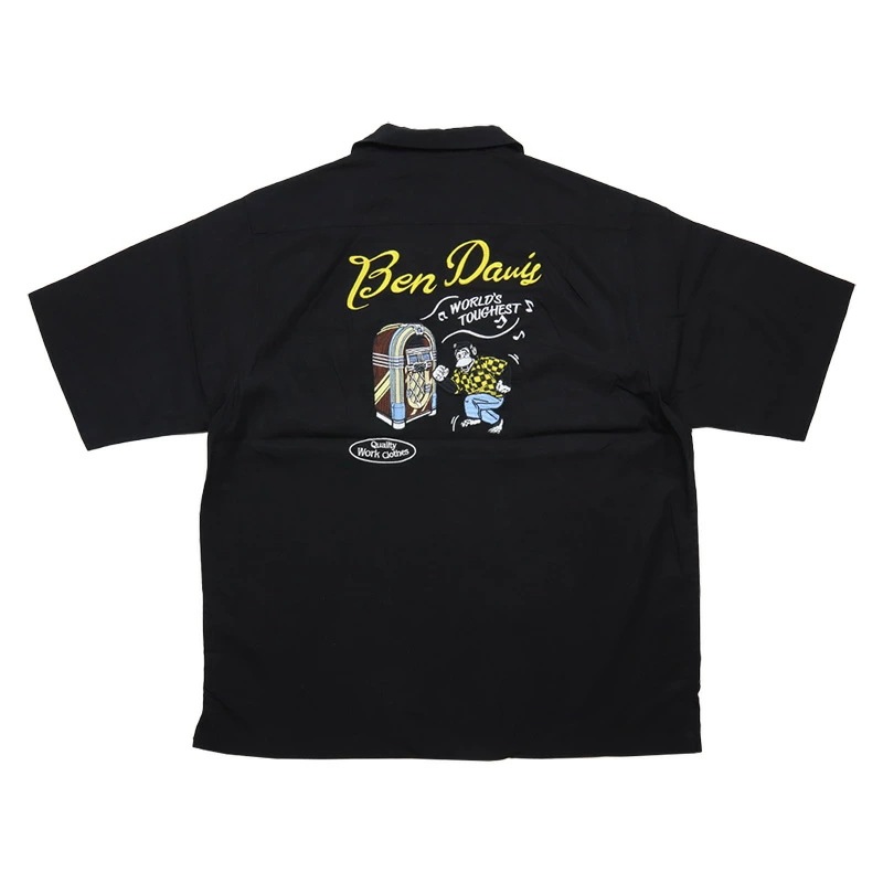 ベンデイビス BEN DAVIS シャツ 半袖シャツ 開襟シャツ メンズ レディース ブランド 大きいサイズ おしゃれ おすすめ 人気 JUNKEBOX O/C SHIRT T-25580033 be