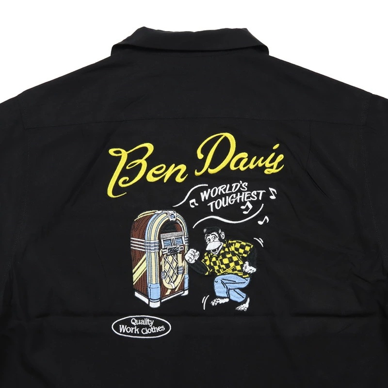 ベンデイビス BEN DAVIS シャツ 半袖シャツ 開襟シャツ メンズ レディース ブランド 大きいサイズ おしゃれ おすすめ 人気 JUNKEBOX O/C SHIRT T-25580033 be