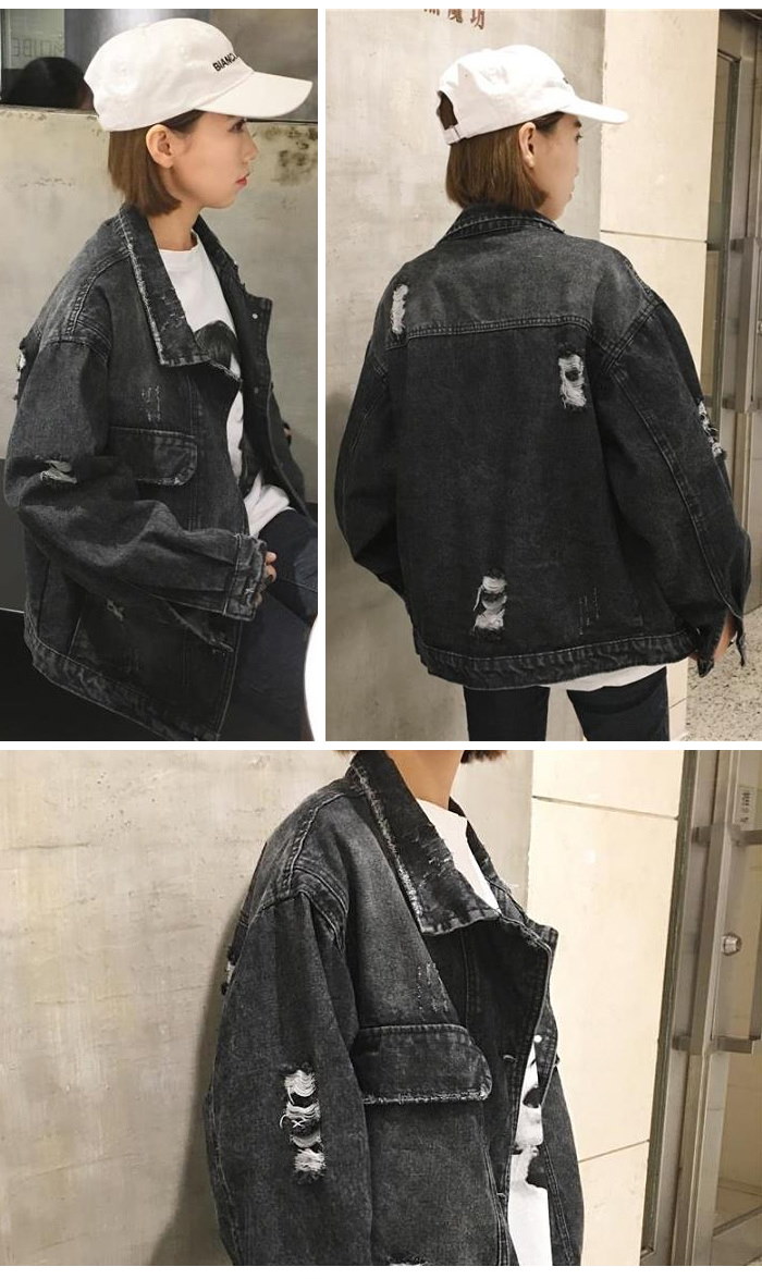 ★ダメージクラッシュオーバーサイズデニムジャケット★デニムジャケット Gジャン ブラックジャケット オーバーサイズ ゆったり カジュアル トレンド 秋冬 シンプル ベーシック ダメージ クラッシュ ビ ★ダメージクラッシュオーバーサイズデニムジャケット★デニムジャケット Gジャン ブラックジャケット オーバーサイズ ゆったり カジュアル トレンド 秋冬 シンプル ベーシック ダメージ クラッシュ ビ