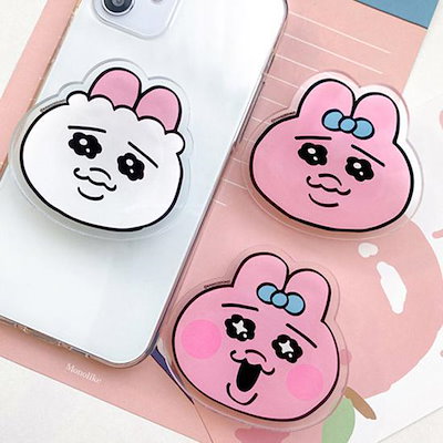 Qoo10] おぱんちゅうさぎ韓国 スマホグリップキャ
