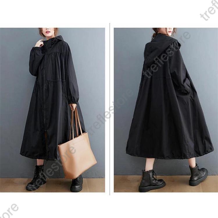 トレンチコート スプリングコート パーカー おしゃれ 羽織り レディース コート ロングコート 着痩せ 春 秋 カジュアル オシャレ ベーシック 春コート