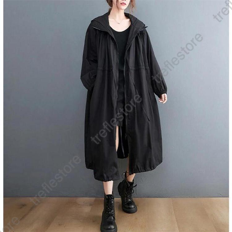 トレンチコート スプリングコート パーカー おしゃれ 羽織り レディース コート ロングコート 着痩せ 春 秋 カジュアル オシャレ ベーシック 春コート