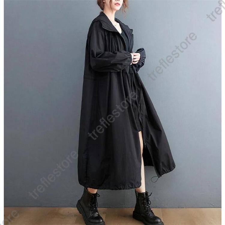 トレンチコート スプリングコート パーカー おしゃれ 羽織り レディース コート ロングコート 着痩せ 春 秋 カジュアル オシャレ ベーシック 春コート