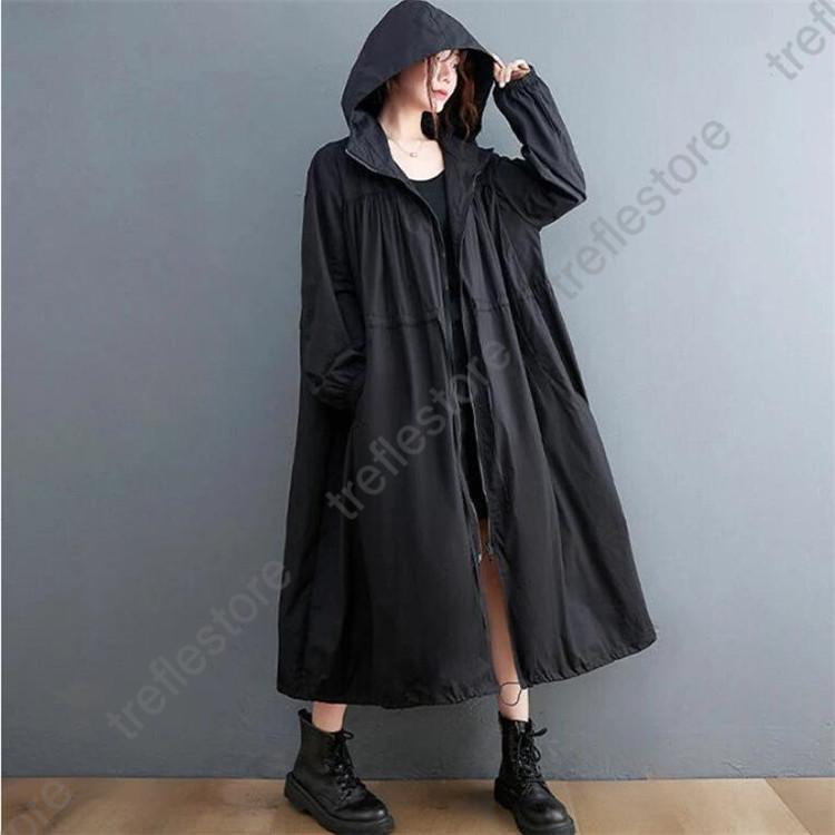 トレンチコート スプリングコート パーカー おしゃれ 羽織り レディース コート ロングコート 着痩せ 春 秋 カジュアル オシャレ ベーシック 春コート