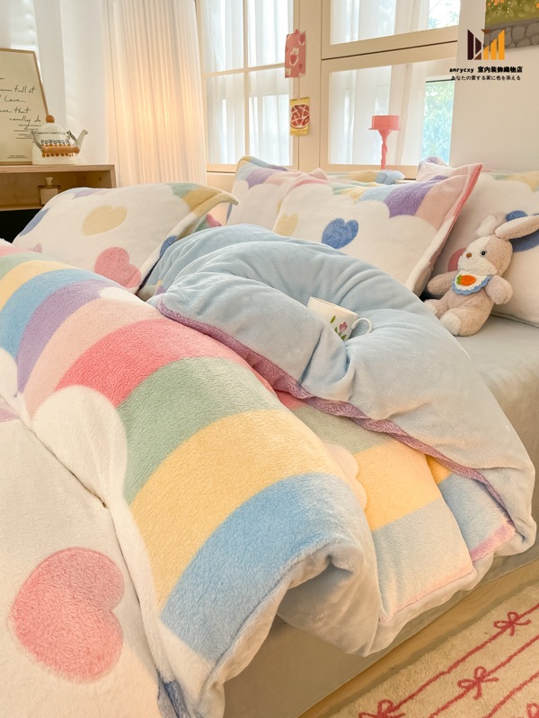 あったか 布団カバー 3点セット 寝具カバー シングル ダブル 4点セット 掛けふとんカバー セミダブル おしゃれ 北欧 フランネル 可愛い レインボー愛心ブルー 静電気防止 あったか おしゃれ フラ あったか 布団カバー 3点セット 寝具カバー シングル ダブル 4点セット 掛けふとんカバー セミダブル おしゃれ 北欧 フランネル 可愛い レインボー愛心ブルー 静電気防止 あったか おしゃれ フラ