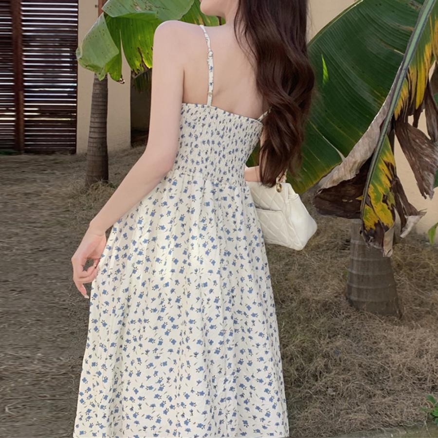 ブラウス フロントギャザー 花柄キャミワンピセット【ゆうパケット可】 ニット ブラウス フロントギャザー 花柄キャミワンピセット【ゆうパケット可】 ニット