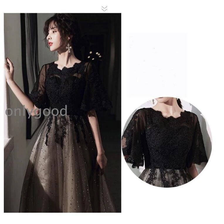 【人気SALE】パーティードレス 大きいサイズ ロング丈 結婚式 40代 袖あり 半袖 ドレス レースワンピース お呼ばれ 二次会 披露宴 謝恩会 上品 おしゃれ 着痩せ