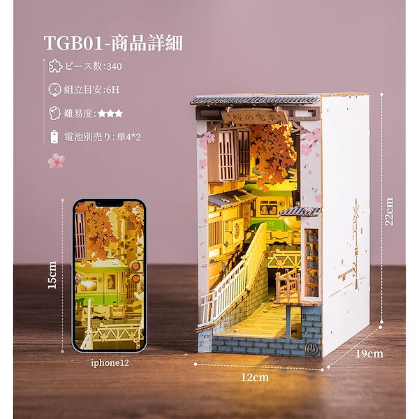 スペースデザインシリーズ　全8巻　希少　良品　コレクションに　産調出版　DIY Amazon | Rolife DIY ブックヌック 桜の電車 立体パズル