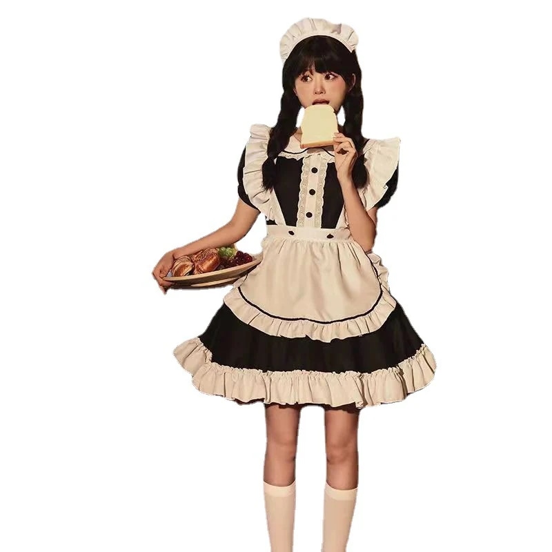 限定販壳メイド服 制服セット かわいい ワンピース 洋服 仮装 コスチューム コス ドレス セクシー ロリータ こすぷれ パーティー 誕生日 コスプレ 学園祭 文化祭 ハロウィン コスプレ