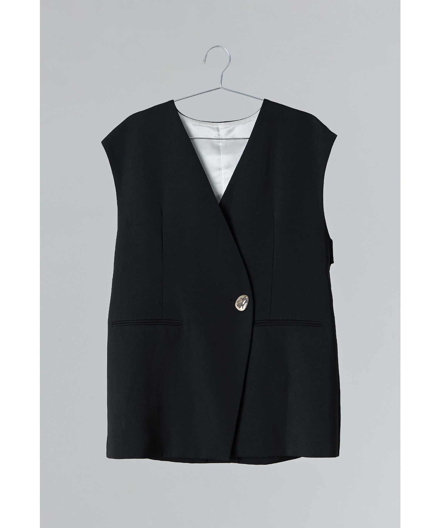 ゴールドボタンジレ ベスト ジャケット レディース 羽織 ミドル丈 トップス ノースリーブ 袖なし シンプル 無地 レイヤード 結婚式 パーティー 二次会 食事会 謝恩会 成人式 同窓会 入学式 ゴールドボタンジレ ベスト ジャケット レディース 羽織 ミドル丈 トップス ノースリーブ 袖なし シンプル 無地 レイヤード 結婚式 パーティー 二次会 食事会 謝恩会 成人式 同窓会 入学式