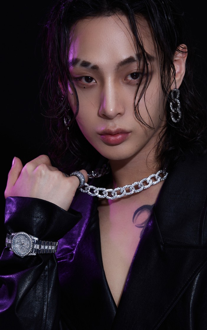 BTS着用] PONDELL CUBIC CHAIN EARRING ピアス [BTS ジミン着用