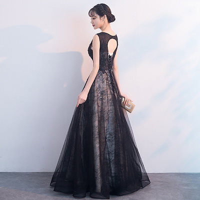 得価 ロングドレス パーティードレス 結婚式 : レディース服 新品再入荷