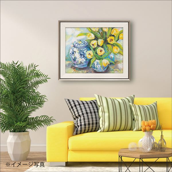 ユーパワー ジャネット/ヴェルテンテス Gel加工アートフレーム 「チューリップ シノワズリ」 ユーパワー ジャネット/ヴェルテンテス Gel加工アートフレーム 「チューリップ シノワズリ」