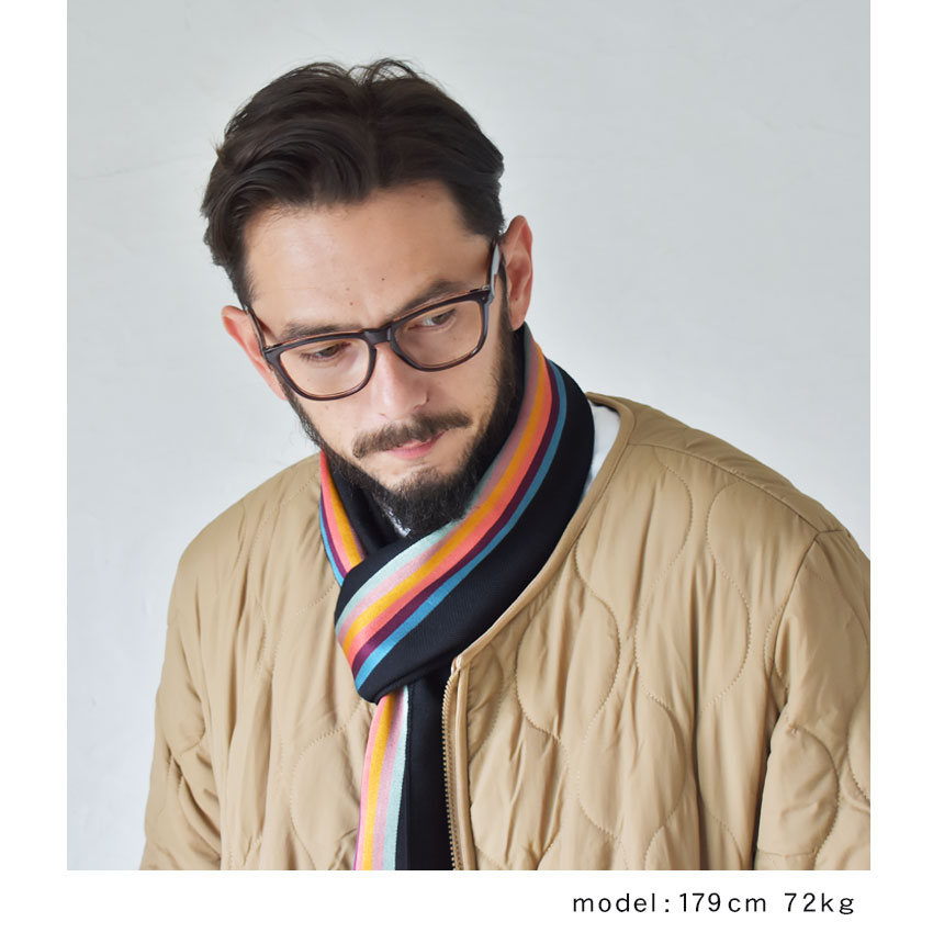 ポール スミス PAUL SMITH スカーフ SCARF CENTRAL STRP M1A-454