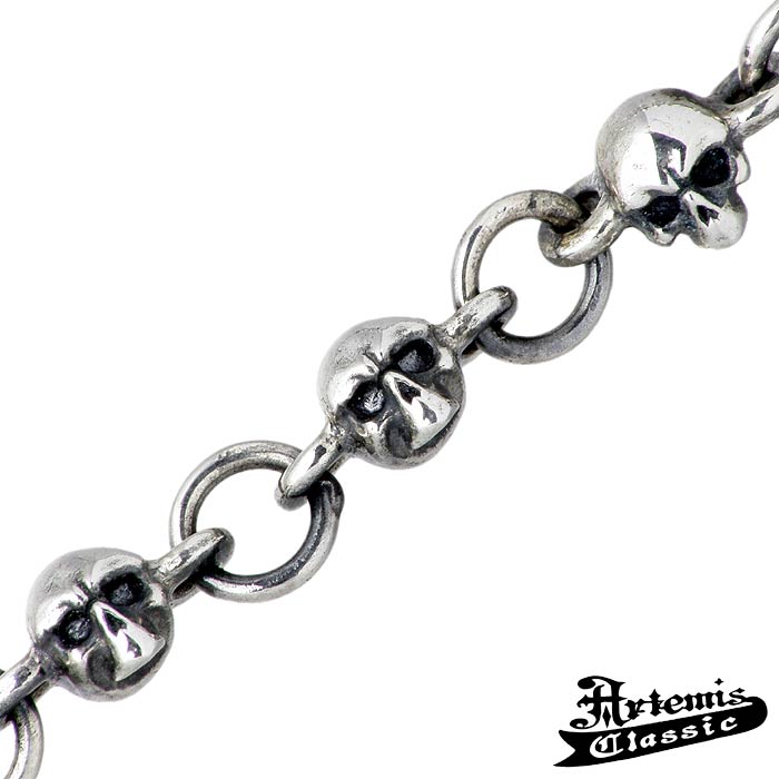 アルテミスクラシック Artemis Classic スカル シルバー ブレスレット アクセサリー メンズ ACB0105