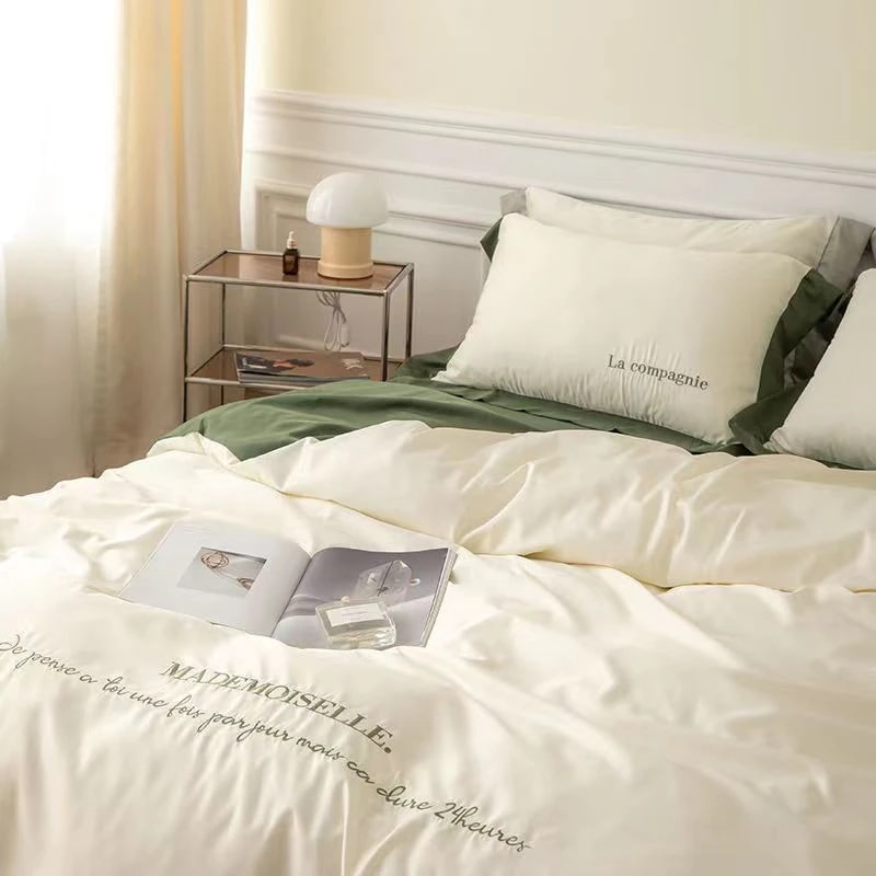 韓国ファッション /布団カバーセット 掛け布団カバー 敷布団カバー セット ベッドカバー 寝具セット接触冷感 模造シルク 防臭 防ダニ 枕カバー 韓国ファッション /布団カバーセット 掛け布団カバー 敷布団カバー セット ベッドカバー 寝具セット接触冷感 模造シルク 防臭 防ダニ 枕カバー