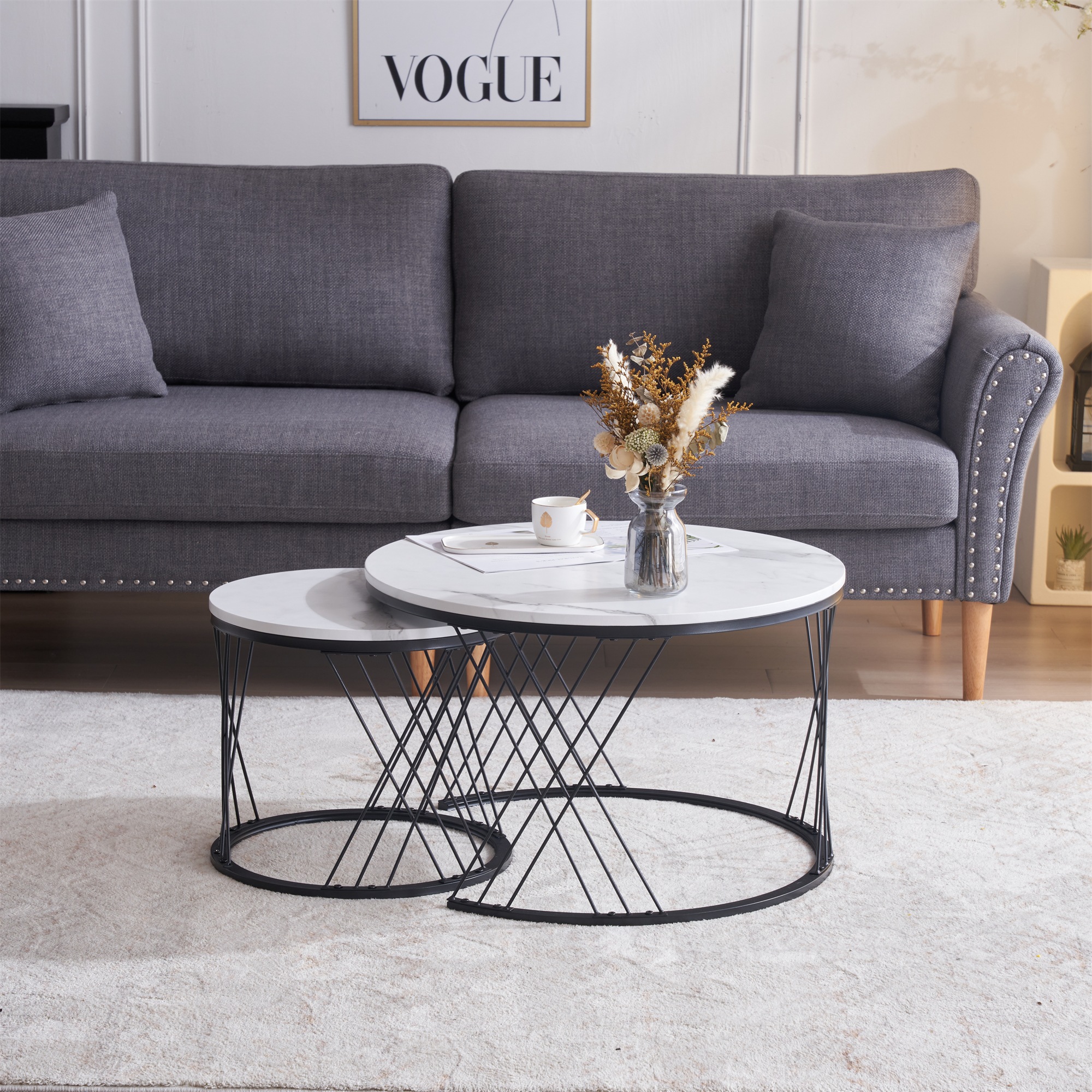 新作登場】センターテーブル ネストテーブル ローテーブル 入れ子式 天