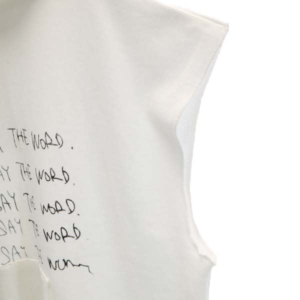 未使用 バースト222 20ss スウェットパーカー ベスト 2 ホワイト vast222 メンズ