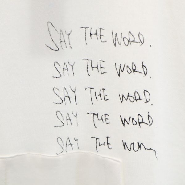 未使用 バースト222 20ss スウェットパーカー ベスト 2 ホワイト vast222 メンズ