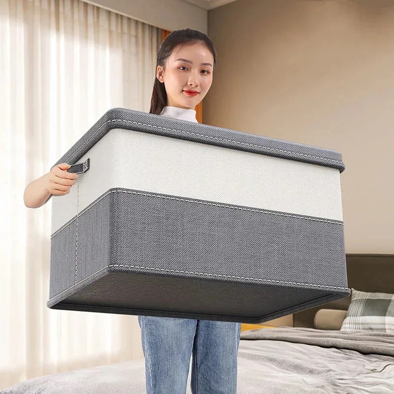 【急速出荷!】クローゼット 収納ボックス 大サイズ衣類 布団 ストレー ジボックス 折り畳み式 おもちゃ箱