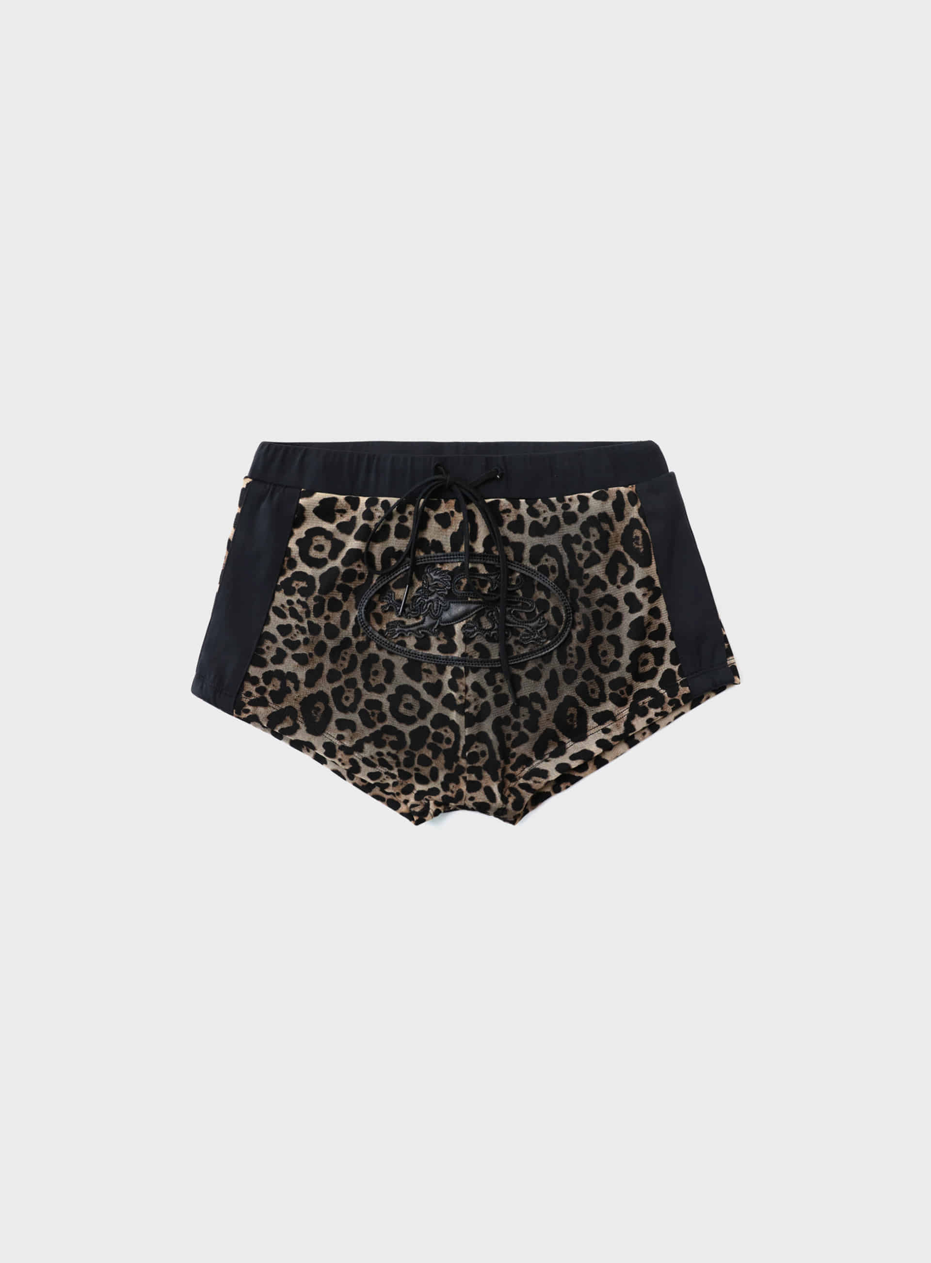 もるページ BADBLOOD】 MYSTIC BOY SHORTS : BROWN LEOPARD