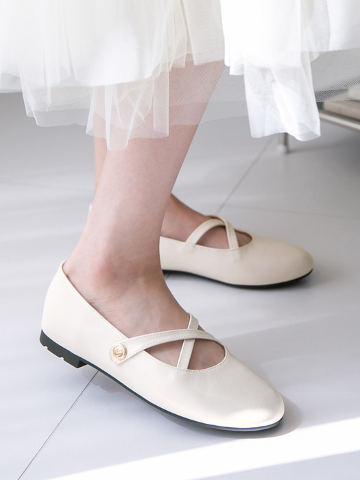 edel9 [韓国スタイルファッション] 24S / S Honeybeeハニービーゴールドメリージェーン1.5cm_5color