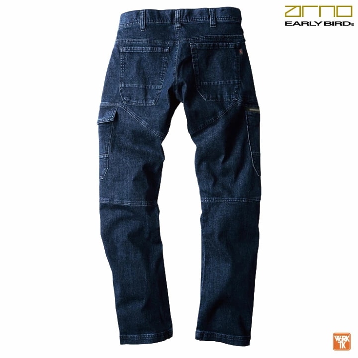 作業着 デニム ストレッチ カーゴ パンツ 春夏 秋冬 ズボン パンツ メンズ レディース 仕事服 おしゃれ かっこいい 大きいサイズ 3L 4L 5L /bb-eba143