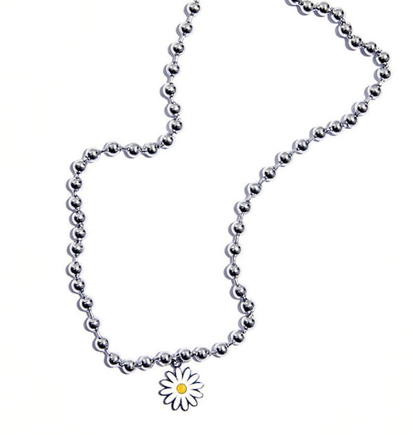 【NIRO SERENDIPITY】 HEART ORANGE BEADS NECKLACE▲SKZ着用 ネックレス ハート 韓国 NiRO SERENDIPITY(ニロセレンディピティ