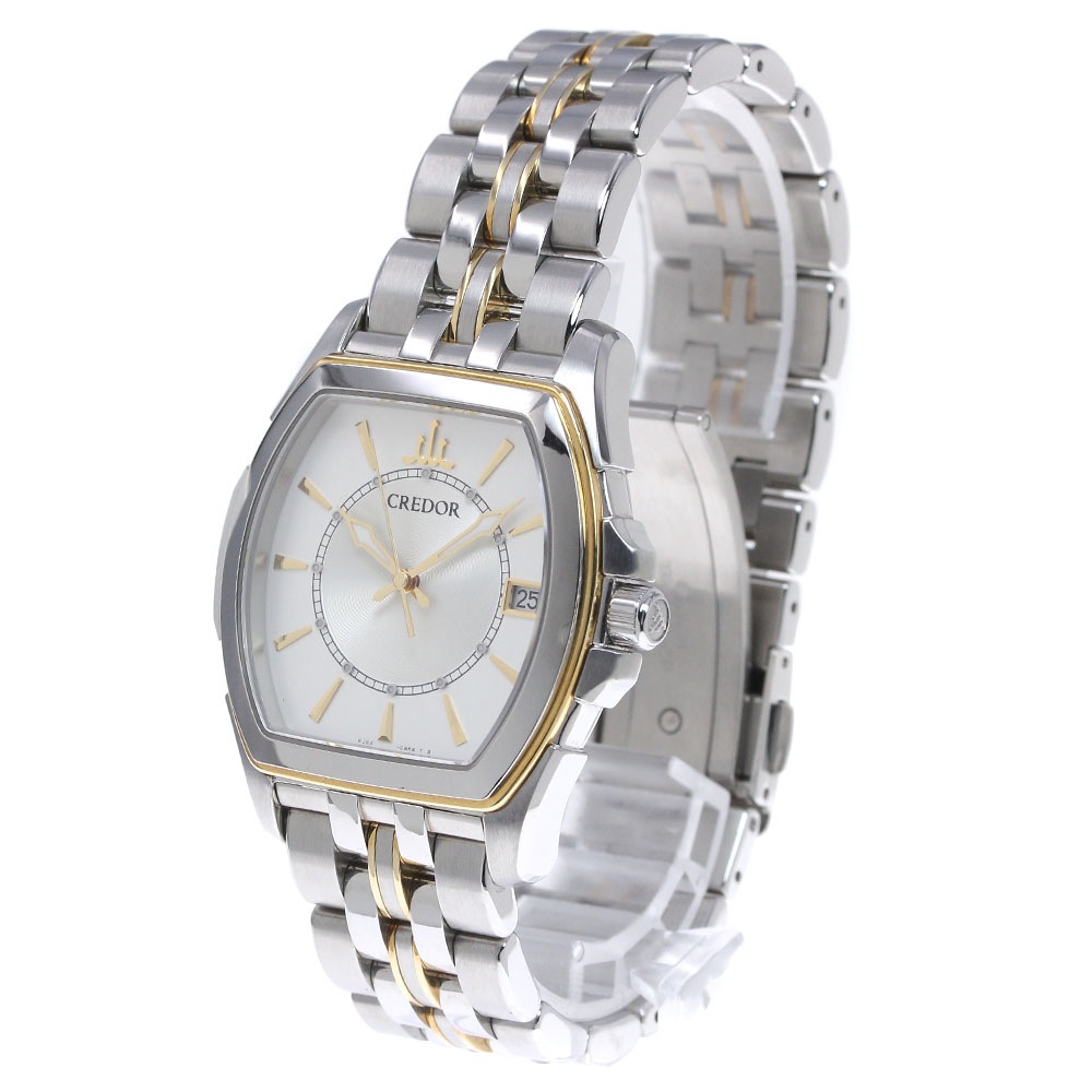 セイコー SEIKO GCAX972/8J82-0AE0 クレドール K18YGコンビ