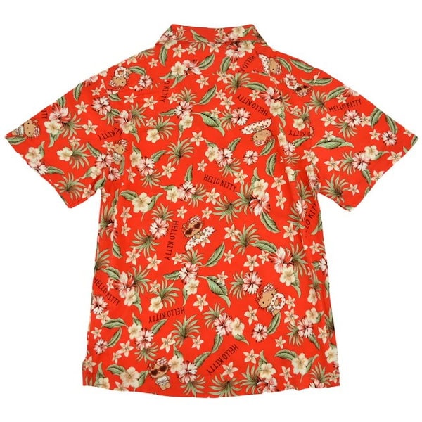 【希少 レア】1999年アメリカ製 逆輸入 アロハシャツ キティ ハローキティ ハローキティ/Hello Kitty クロミ/Kuromi アロハ