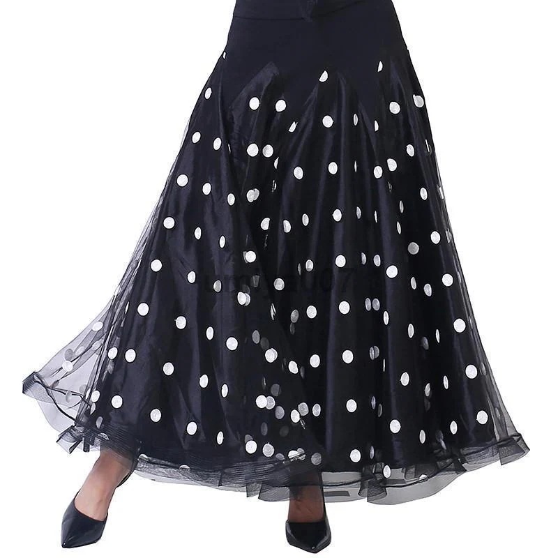 ダンス衣装 社交ダンス シフォン 水玉 ドット ロングスカート ふんわり モダンドレス フラメンコ ラテンダンス エレガント 演奏会 ステージ ダンス衣装 社交ダンス シフォン 水玉 ドット ロングスカート ふんわり モダンドレス フラメンコ ラテンダンス エレガント 演奏会 ステージ