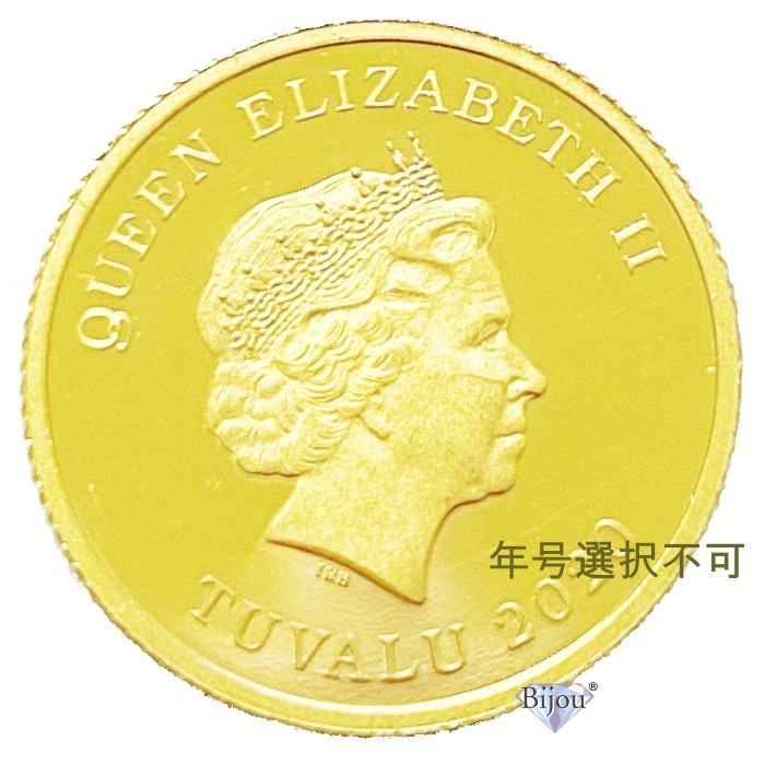 純金 金貨 ツバルエンジェル 天使 1/10オンス 3.11g 流通品 クリアケース付 K24 コイン 24金 保証書付 送料無料 ギフト
