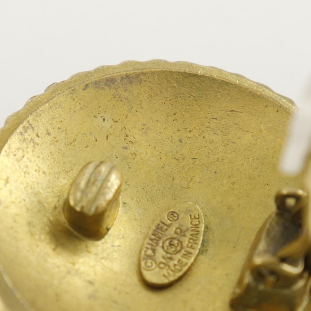 COCO ロゴ ヴィンテージ イヤリング 金メッキ 94P 約28g レディース 中古品 COCO ロゴ ヴィンテージ イヤリング 金メッキ 94P 約28g レディース 中古品