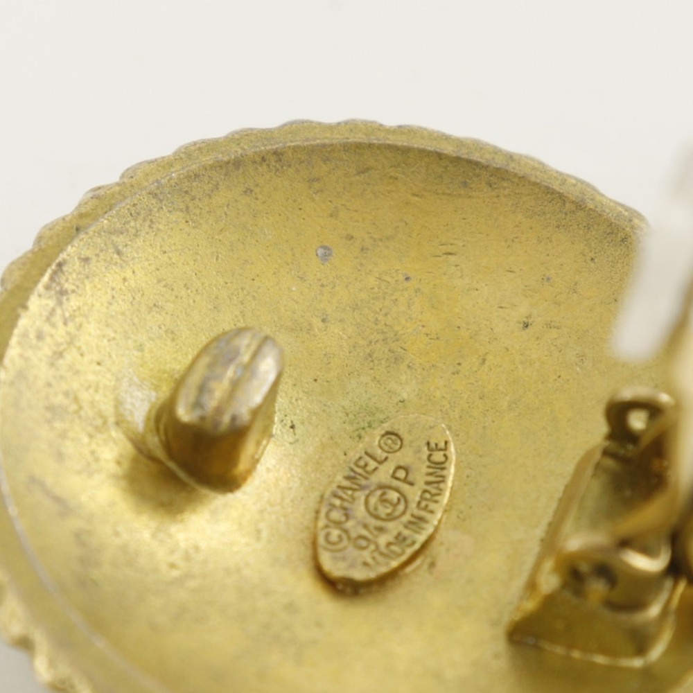 COCO ロゴ ヴィンテージ イヤリング 金メッキ 94P 約28g レディース 中古品 COCO ロゴ ヴィンテージ イヤリング 金メッキ 94P 約28g レディース 中古品