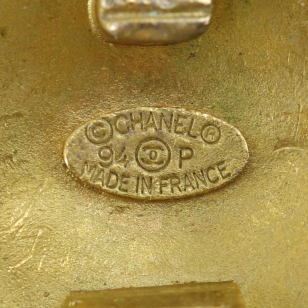 COCO ロゴ ヴィンテージ イヤリング 金メッキ 94P 約28g レディース 中古品 COCO ロゴ ヴィンテージ イヤリング 金メッキ 94P 約28g レディース 中古品