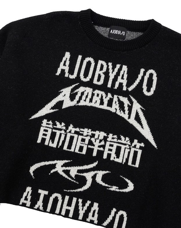 AJO AJOBYAJO】 Total Logo Cropped Sweater 【公式通販】