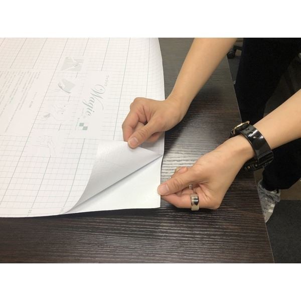 [ウォジック]6帖 天井用＆家具や建具が新品に！壁にもカンタン壁紙シート C-WA608 ペールター