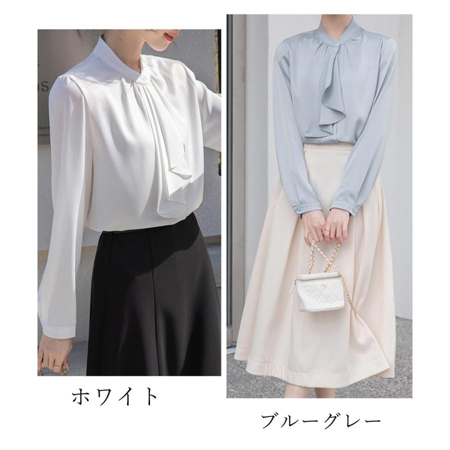 シャツブラウス 長袖 ゆったり トップス【ゆうパケット】 シャツブラウス 長袖 ゆったり トップス【ゆうパケット】