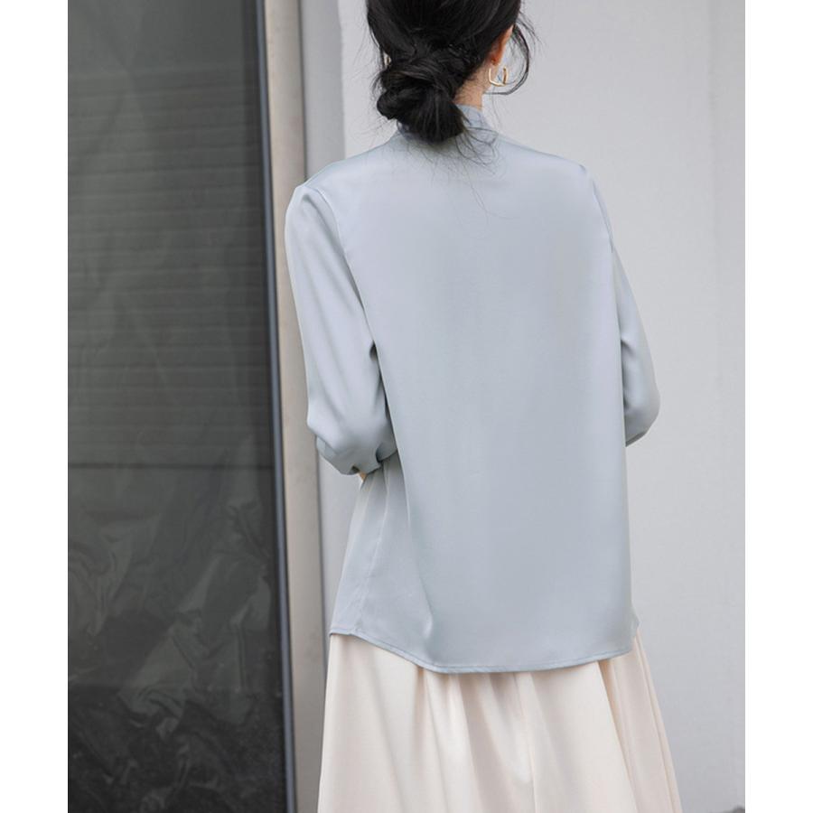 シャツブラウス 長袖 ゆったり トップス【ゆうパケット】 シャツブラウス 長袖 ゆったり トップス【ゆうパケット】