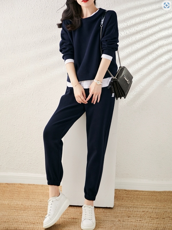 重ね着風ロング丈チュニック シャツ トップス ブラウス ベスト 長袖 ラウンドネック ストレート かわいい 可愛い きれいめ シンプル カジュアル 上品 おしゃれ お洒落 かっこいい レトロ 重ね着風ロング丈チュニック シャツ トップス ブラウス ベスト 長袖 ラウンドネック ストレート かわいい 可愛い きれいめ シンプル カジュアル 上品 おしゃれ お洒落 かっこいい レトロ