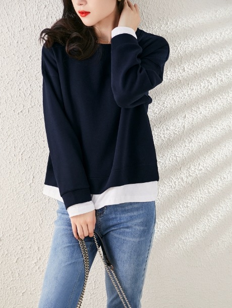 重ね着風ロング丈チュニック シャツ トップス ブラウス ベスト 長袖 ラウンドネック ストレート かわいい 可愛い きれいめ シンプル カジュアル 上品 おしゃれ お洒落 かっこいい レトロ 重ね着風ロング丈チュニック シャツ トップス ブラウス ベスト 長袖 ラウンドネック ストレート かわいい 可愛い きれいめ シンプル カジュアル 上品 おしゃれ お洒落 かっこいい レトロ