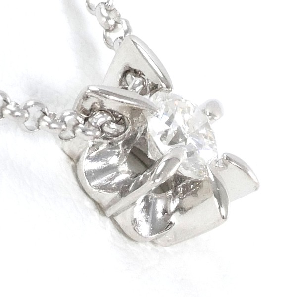 PT PT850 ネックレス ダイヤ 0.22 SI1 鑑定書 約40cm ジュエリー 中古 PT PT850 ネックレス ダイヤ 0.22 SI1 鑑定書 約40cm ジュエリー 中古